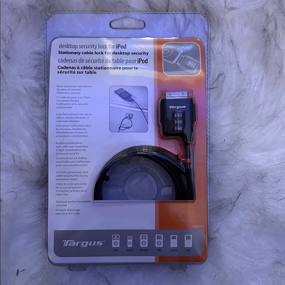 Targus Black Security Lock for iPod